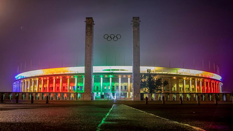 Qualifying at the Olympiastadion in Berlin